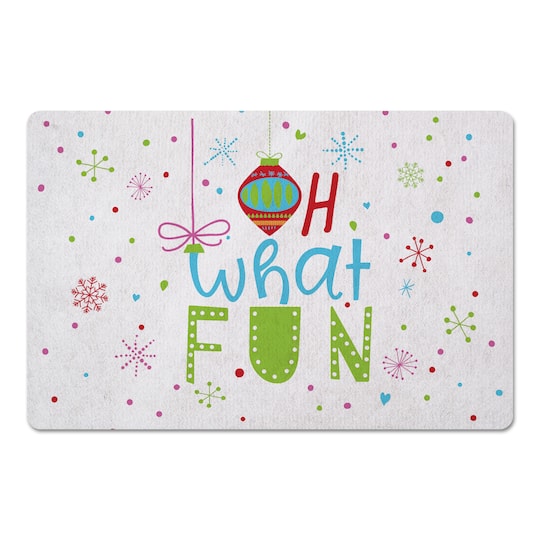Oh What Fun 27x18 Floor Mat